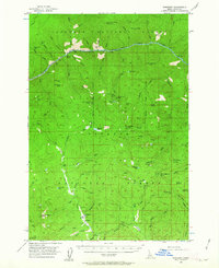 Download a high-resolution, GPS-compatible USGS topo map for Burgdorf, ID (1963 edition)