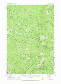 Download a high-resolution, GPS-compatible USGS topo map for Burke, ID (1969 edition)