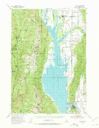 Download a high-resolution, GPS-compatible USGS topo map for Cascade, ID (1956 edition)