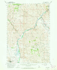Download a high-resolution, GPS-compatible USGS topo map for Challis, ID (1970 edition)