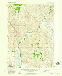 Download a high-resolution, GPS-compatible USGS topo map for Challis, ID (1960 edition)