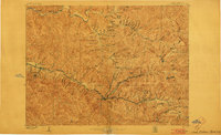 1903 Map of Coeur D'Alene District