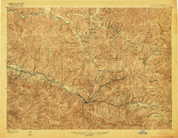 1906 Map of Coeur D'Alene District, 1916 Print