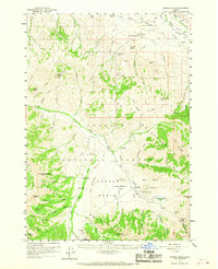 preview thumbnail of historical topo map of Custer County, ID in 1960