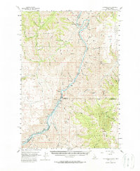 Download a high-resolution, GPS-compatible USGS topo map for Copperfield, ID (1965 edition)