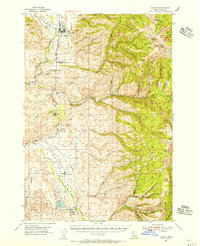 Download a high-resolution, GPS-compatible USGS topo map for Council, ID (1956 edition)