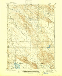 1917 Map of Cranes Flat, 1946 Print