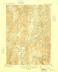 1915 Map of Crow Creek, 1948 Print