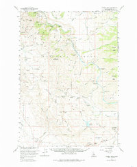Download a high-resolution, GPS-compatible USGS topo map for Danskin Peak, ID (1985 edition)