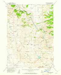 preview thumbnail of historical topo map of Elmore County, ID in 1960