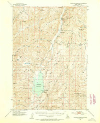 Download a high-resolution, GPS-compatible USGS topo map for Deadwood Reservoir, ID (1955 edition)