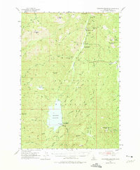Download a high-resolution, GPS-compatible USGS topo map for Deadwood Reservoir, ID (1975 edition)