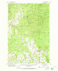 Download a high-resolution, GPS-compatible USGS topo map for Deary, ID (1971 edition)