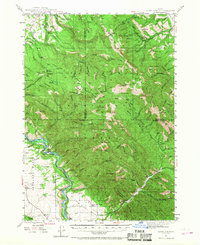 preview thumbnail of historical topo map of Bonneville County, ID in 1943