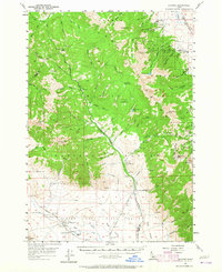 preview thumbnail of historical topo map of Lemhi County, ID in 1957