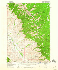Download a high-resolution, GPS-compatible USGS topo map for Goldstone Mtn, ID (1960 edition)