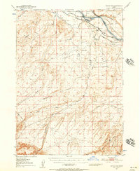 Download a high-resolution, GPS-compatible USGS topo map for Grand View, ID (1957 edition)