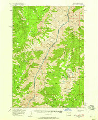 preview thumbnail of historical topo map of Adams County, ID in 1957