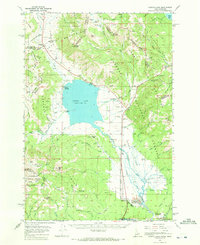Download a high-resolution, GPS-compatible USGS topo map for Henrys Lake, ID (1972 edition)
