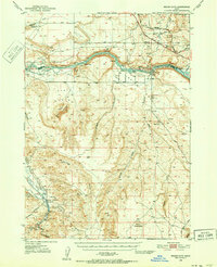 Download a high-resolution, GPS-compatible USGS topo map for Indian Cove, ID (1952 edition)