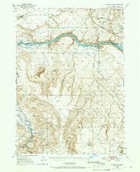 Download a high-resolution, GPS-compatible USGS topo map for Indian Cove, ID (1966 edition)