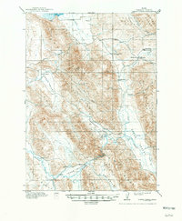 preview thumbnail of historical topo map of Caribou County, ID in 1915