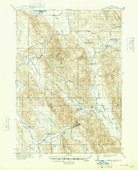 preview thumbnail of historical topo map of Caribou County, ID in 1915
