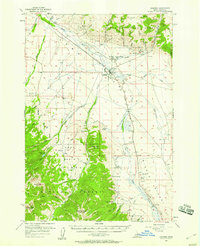 Download a high-resolution, GPS-compatible USGS topo map for Leadore, ID (1958 edition)
