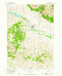 Download a high-resolution, GPS-compatible USGS topo map for Mackay, ID (1962 edition)