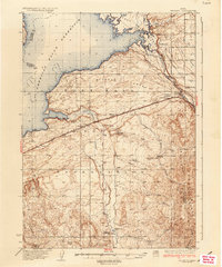 1937 Map of Michaud