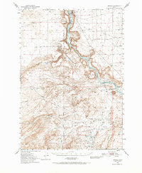 Download a high-resolution, GPS-compatible USGS topo map for Oreana, ID (1968 edition)