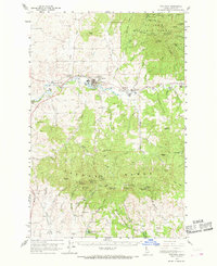 Download a high-resolution, GPS-compatible USGS topo map for Potlatch, ID (1968 edition)