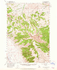 Download a high-resolution, GPS-compatible USGS topo map for Scott Peak, ID (1965 edition)