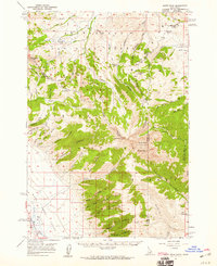 preview thumbnail of historical topo map of Lemhi County, ID in 1957