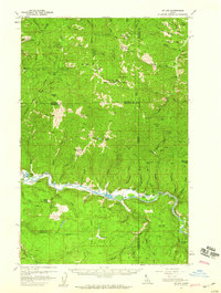 Download a high-resolution, GPS-compatible USGS topo map for St Joe, ID (1960 edition)