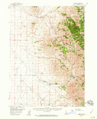 Download a high-resolution, GPS-compatible USGS topo map for Sublett, ID (1960 edition)