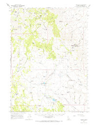 Download a high-resolution, GPS-compatible USGS topo map for Triangle, ID (1967 edition)
