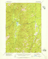 Download a high-resolution, GPS-compatible USGS topo map for Warm Lake, ID (1956 edition)