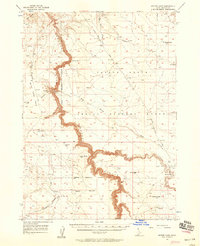 Download a high-resolution, GPS-compatible USGS topo map for Winter Camp, ID (1958 edition)