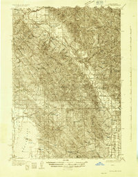 1932 Map of Alpine Northeast, WY