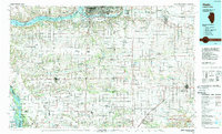 preview thumbnail of historical topo map of Aledo, IL in 1989