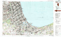 preview thumbnail of historical topo map of Chicago, IL in 1980