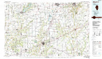 preview thumbnail of historical topo map of Effingham, IL in 1986