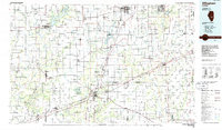 preview thumbnail of historical topo map of Effingham, IL in 1986