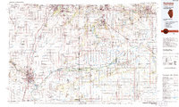 preview thumbnail of historical topo map of Kankakee, IL in 1991