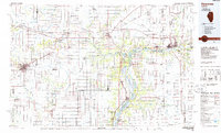 Download a high-resolution, GPS-compatible USGS topo map for Kewanee, IL (1985 edition)