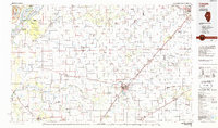 preview thumbnail of historical topo map of Lincoln, IL in 1985