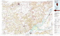 preview thumbnail of historical topo map of Macomb, IL in 1989