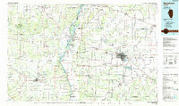 Download a high-resolution, GPS-compatible USGS topo map for Meredosia, IL (1988 edition)