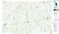 1986 Map of Xenia, IL